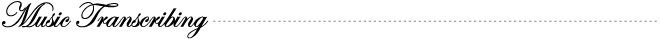 music-transcribing