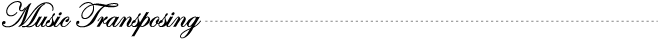 music-transposing